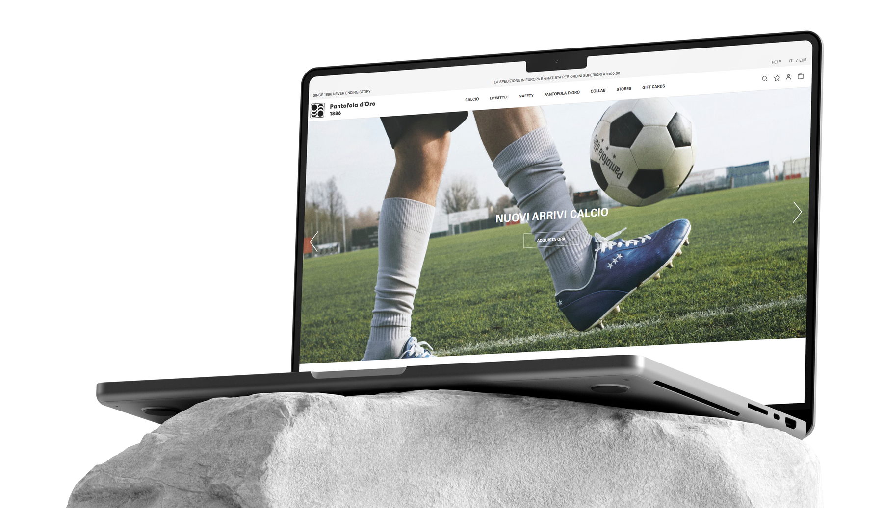 Pantofola d'oro case by Made in Evolve