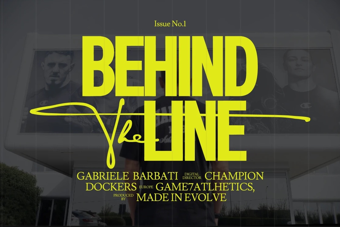 Behind the line | Issue No.1 — Gabriele Barbati | Champion Digital Director